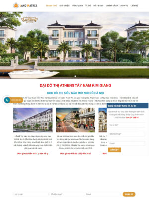 Mẫu web bất động sản 012