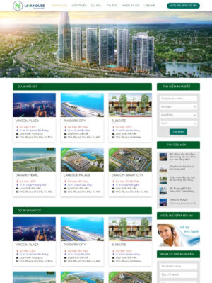 Mẫu web bất động sản 014