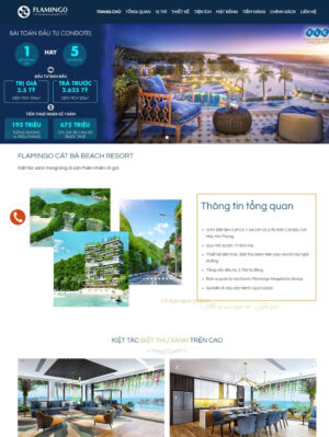 Mẫu web bất động sản 018