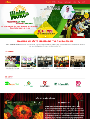 Mẫu website sự kiện 002