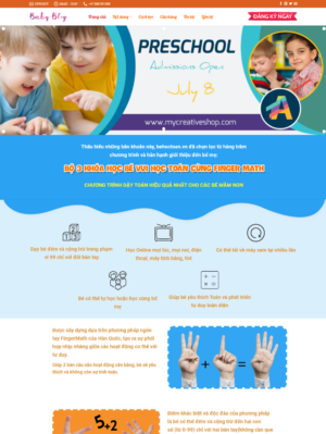 Mẫu website giáo dục 021