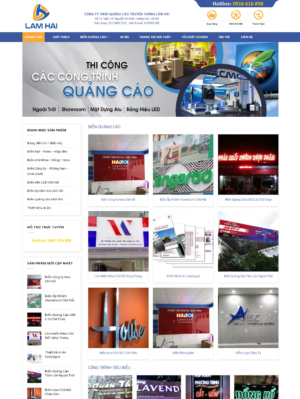 Mẫu website in ấn 010
