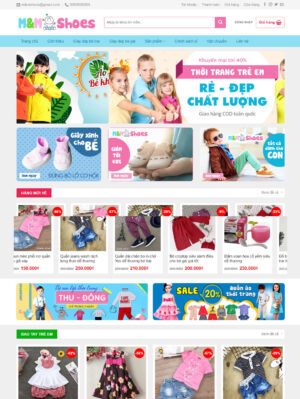 Mẫu website thời trang 031