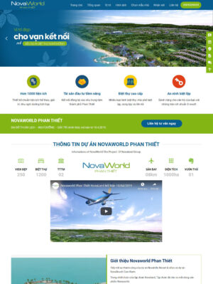 Mẫu Web Bất Động Sản 032