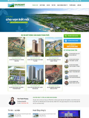 Mẫu Web Bất Động Sản 061