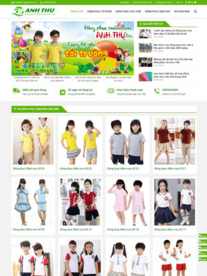 Mẫu website thời trang 029