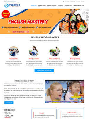 Mẫu website giáo dục 026