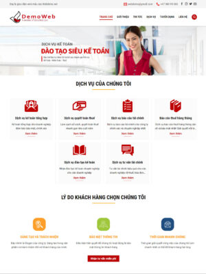 Mẫu website giáo dục 017