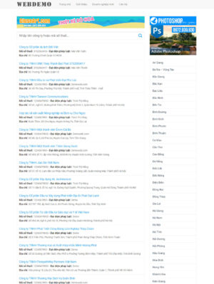 Mẫu website tin tức 010