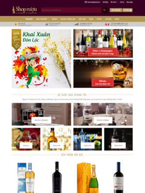 Mẫu website ẩm thực 009