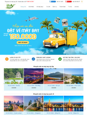 Mẫu website du lịch 002
