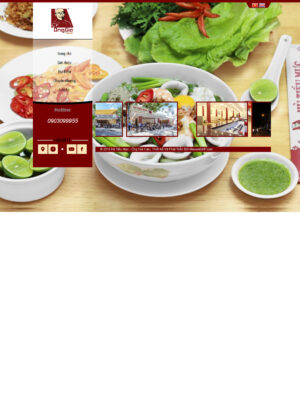 Mẫu website ẩm thực 024