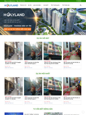 Mẫu Web Bất Động Sản 058