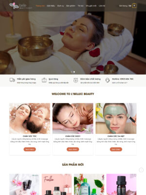 Mẫu website mỹ phẩm 053