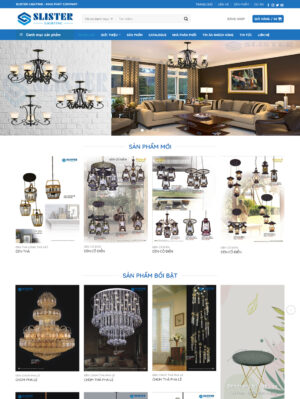 Mẫu website nội thất 073