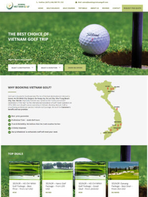 Mẫu website du lịch 003