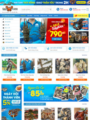 Mẫu website ẩm thực 029