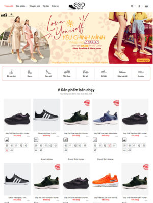 Mẫu website thời trang 024