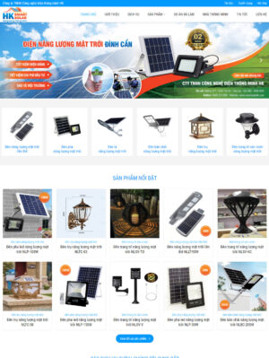 Mẫu website nội thất 037