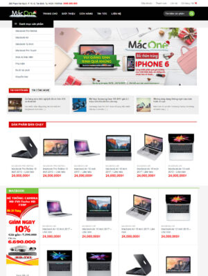 Mẫu website điện thoại 008