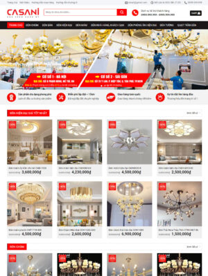 Mẫu website nội thất 074