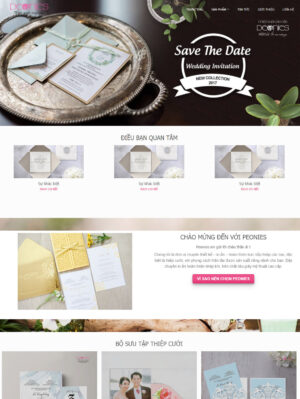 Mẫu website in ấn 008