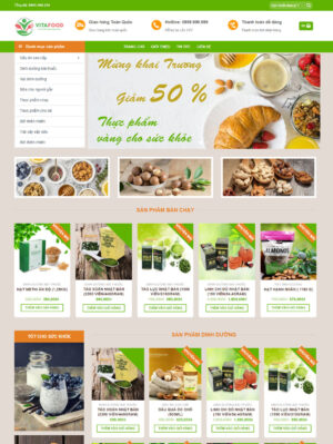 Mẫu website mỹ phẩm 005