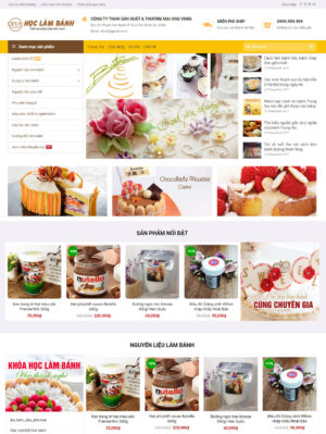 Mẫu website ẩm thực 028