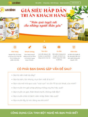 Mẫu website mỹ phẩm 007