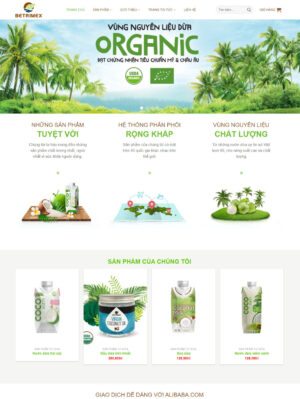 Mẫu website ẩm thực 033