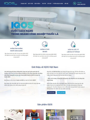 Mẫu website công nghệ 004