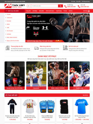 Mẫu website thời trang 009