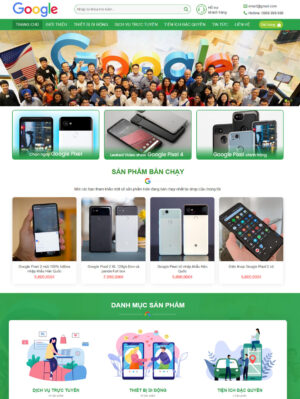 Mẫu website điện thoại 003