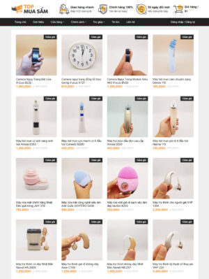 Mẫu website thời trang 016