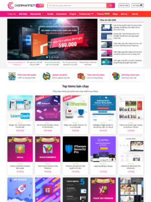 Mẫu website siêu thị 007