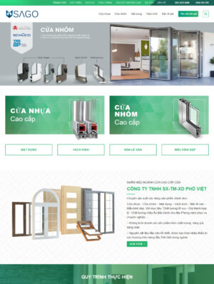 Mẫu website nội thất 051