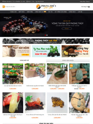 Mẫu website phong thuỷ 004