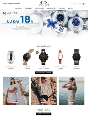 Mẫu website thời trang 023