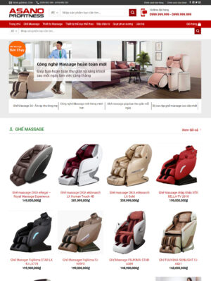 Mẫu website nội thất 031