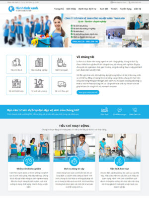Mẫu website dịch vụ 008