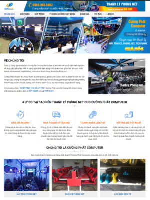 Mẫu website nội thất 055