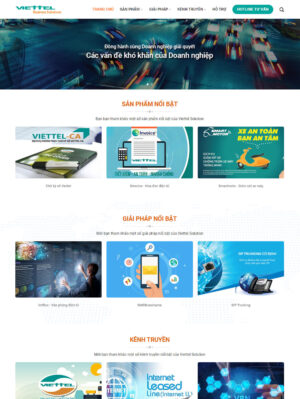 Mẫu website dịch vụ 001