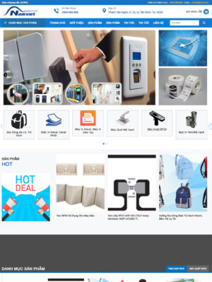 Mẫu website công nghệ 007