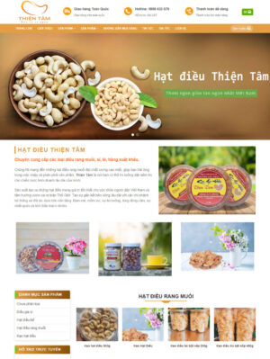 Mẫu website ẩm thực 010