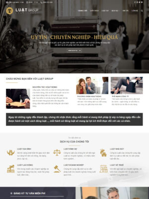 Mẫu website dịch vụ 018