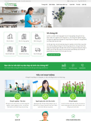 Mẫu website dịch vụ 009