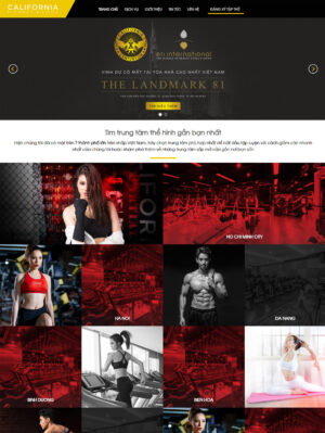 Mẫu website mỹ phẩm 058