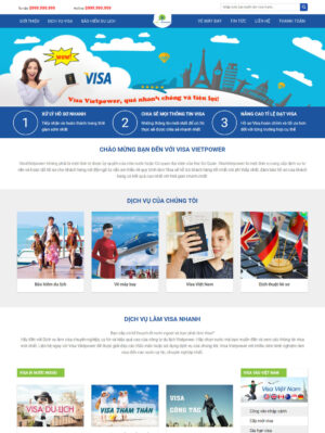 Mẫu website du lịch 022