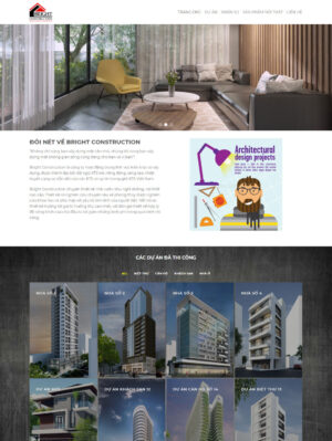 Mẫu web bất động sản 078