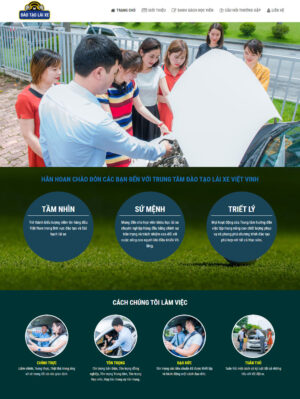 Mẫu website giáo dục 013